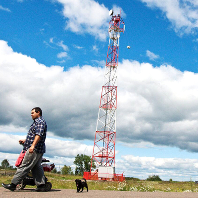 ICAO Self-support Galvanized Steel BTS Communication Tower Lattice Mast Structure